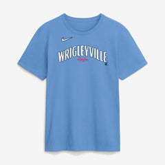 Chicago Cubs Nike City Connect Large Logo T-Shirt - Light Blue - Nike on Sale