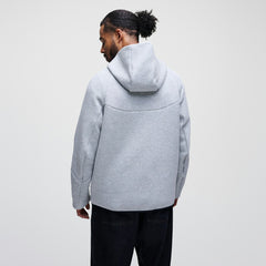 Nike Green Bay Packers Tech Fleece Raglan Full-Zip Windrunner Hoodie Heather Gray