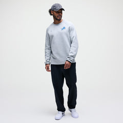 Nike Detroit Lions Tech Fleece Raglan Sweatshirt Heather Gray