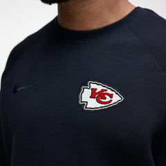 Nike Kansas City Chiefs Tech Fleece Raglan Sweatshirt Black