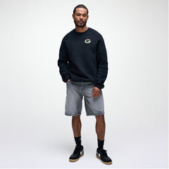 Nike Green Bay Packers Tech Fleece Raglan Sweatshirt Black