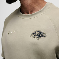 Nike Baltimore Ravens Tech Fleece Raglan Sweatshirt Olive