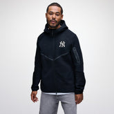 New York Yankees Nike Tech Fleece Raglan Full-Zip Windrunner Hoodie - Black - Nike Sale
