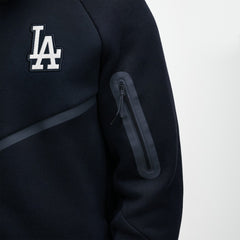 Los Angeles Dodgers Nike Tech Fleece Raglan Full-Zip Windrunner Hoodie - Black - Nike Lifestyle