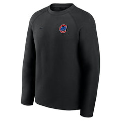 Chicago Cubs Nike Tech Fleece Raglan Sweatshirt - Black - Nike on Sale