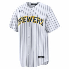 Christian Yelich Milwaukee Brewers Nike Alternate Replica Jersey - White - Nike Sale