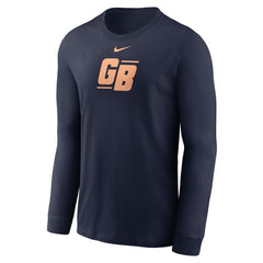 Nike Green Bay Packers Essential Long-Sleeve T-Shirt Navy