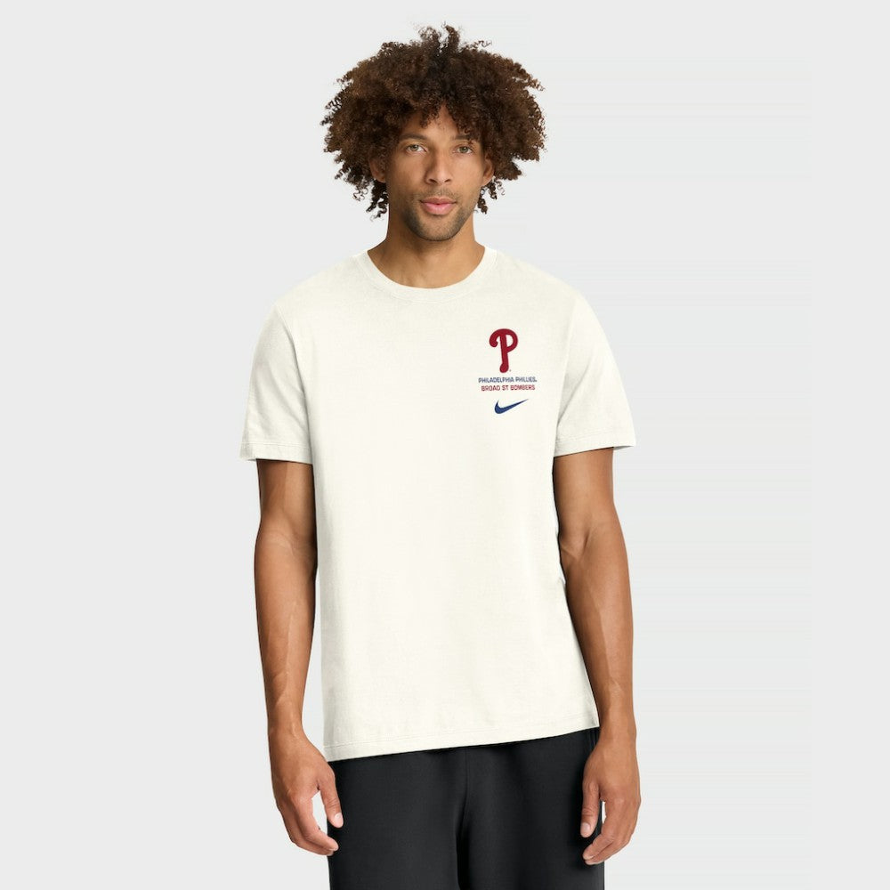 Philadelphia Phillies Nike Primetime 2-Hit T-Shirt - Cream - Nike Online