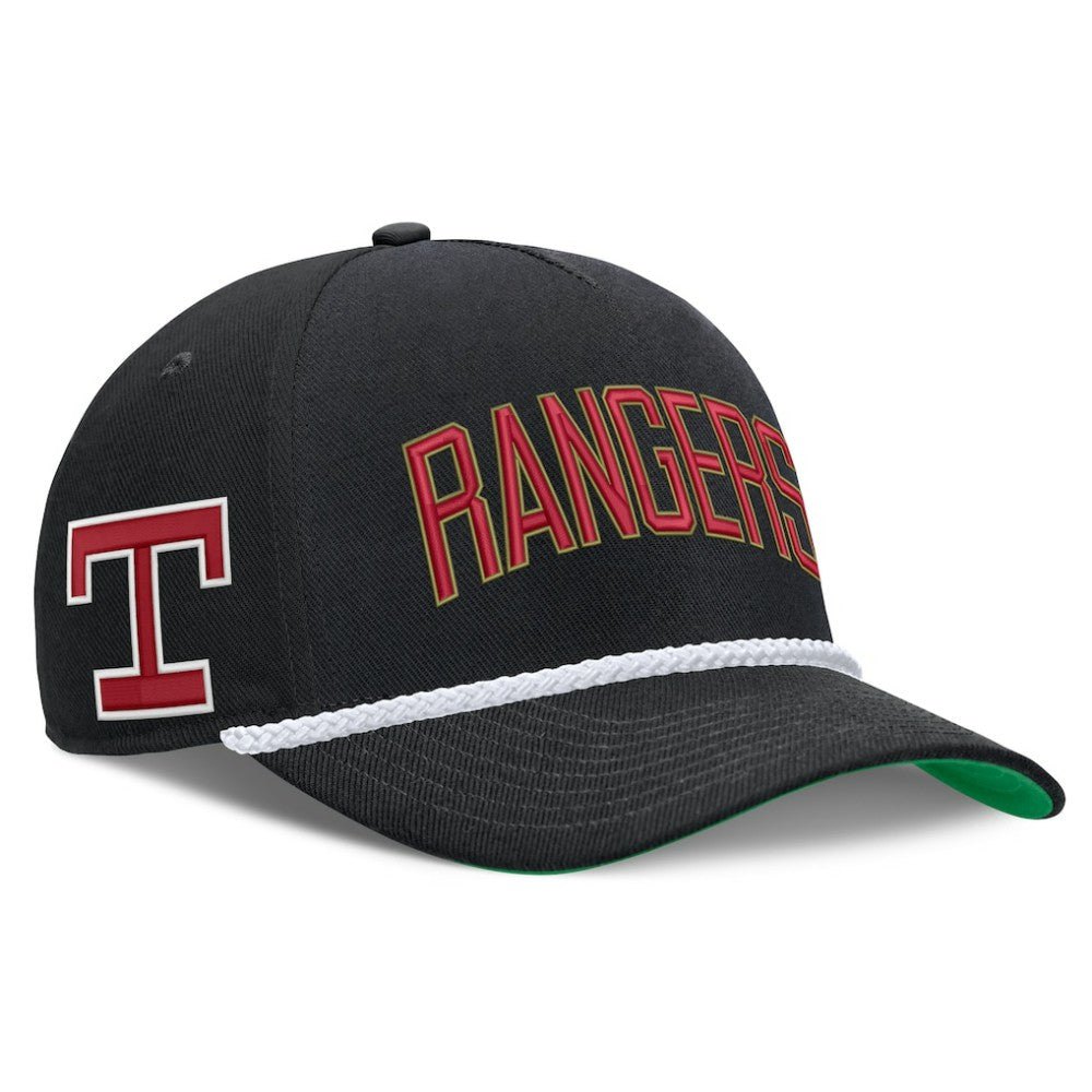 Texas Rangers Nike Cooperstown Collection Rise Adjustable Hat - Black - Nike Online