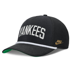 New York Yankees Nike Cooperstown Collection Rise Adjustable Hat - Black - Nike on Sale