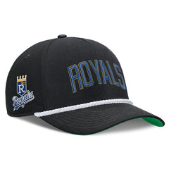 Kansas City Royals Nike Cooperstown Collection Rise Adjustable Hat - Black - Nike Sale