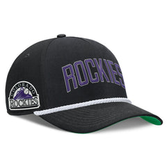 Colorado Rockies Nike Cooperstown Collection Rise Adjustable Hat - Black - Nike Online