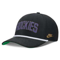 Colorado Rockies Nike Cooperstown Collection Rise Adjustable Hat - Black - Nike Online