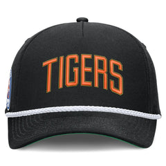Detroit Tigers Nike Cooperstown Collection Rise Adjustable Hat - Black - Nike Lifestyle