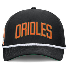 Baltimore Orioles Nike Cooperstown Collection Rise Adjustable Hat - Black - Nike on Sale