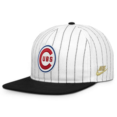 Chicago Cubs Nike Cooperstown Collection Pro Adjustable Hat - White/Black - Nike Online