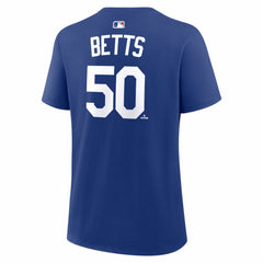 Mookie Betts Los Angeles Dodgers Nike Women's Alternate Name & Number T-Shirt - Royal - Nike Sale