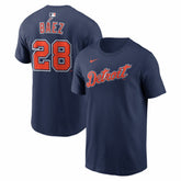Javier Báez Detroit Tigers Nike Alternate Name & Number T-Shirt - Navy - Nike Lifestyle