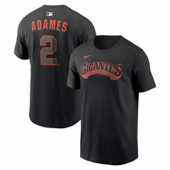Willy Adames San Francisco Giants Nike Alternate Name & Number T-Shirt - Black - Nike Discount