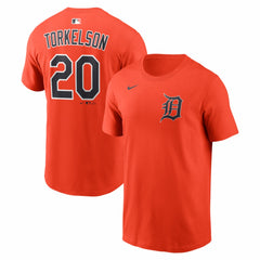 Spencer Torkelson Detroit Tigers Nike Name & Number T-Shirt - Orange - Nike Lifestyle