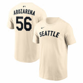 Randy Arozarena Seattle Mariners Nike Name & Number T-Shirt - Natural - Nike Discount