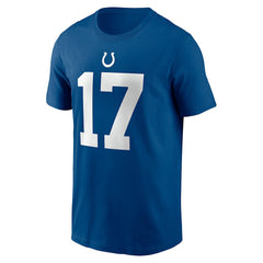 Nike Daniel Jones Indianapolis Colts Name & Number T-Shirt Royal