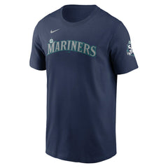 Cal Raleigh Seattle Mariners Nike 50th Season Name & Number T-Shirt - Navy - Nike on Sale