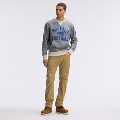 Fanatics Buffalo Bills IconicFleece Pocket Sweatshirt Athletic Heather Gray