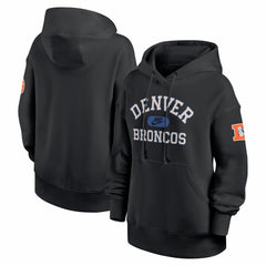 Nike Denver Broncos Women's Oversized Legacy Phoenix Hoodie Black