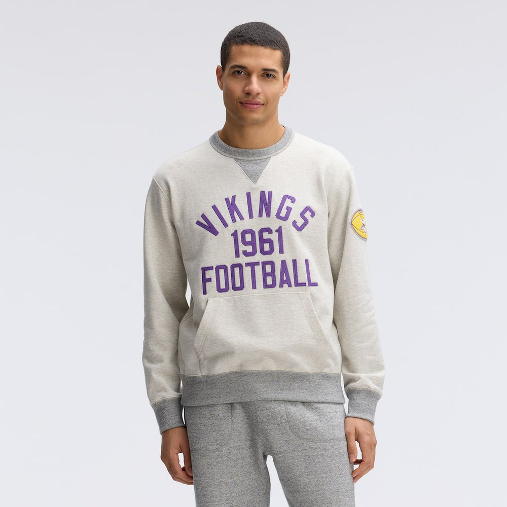 Fanatics Minnesota Vikings IconicFleece Pocket Sweatshirt Oatmeal