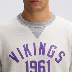 Fanatics Minnesota Vikings IconicFleece Pocket Sweatshirt Oatmeal