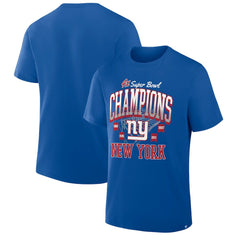 Fanatics New York Giants 4x Super Bowl Champions T-Shirt Royal