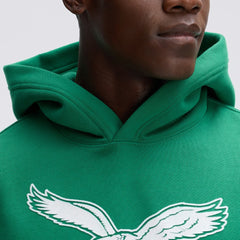 Fanatics Philadelphia Eagles IconicFleece Flocked Hoodie Kelly Green