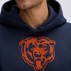 Fanatics Chicago Bears IconicFleece Flocked Hoodie Navy