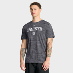 San Diego Padres Nike Velocity Dri-FIT T-Shirt - Black - Nike Online
