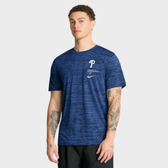 Philadelphia Phillies Nike Velocity Dri-FIT T-Shirt - Royal - Nike Discount
