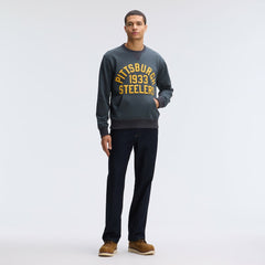 Fanatics Pittsburgh Steelers IconicFleece Pocket Sweatshirt Charcoal