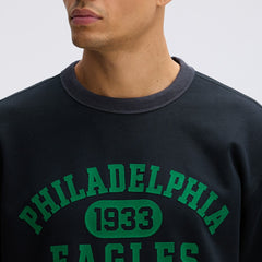 Fanatics Philadelphia Eagles IconicFleece Short Sleeve Sweatshirt Black