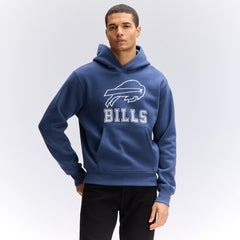Fanatics Buffalo Bills IconicFleece Flocked Hoodie Royal