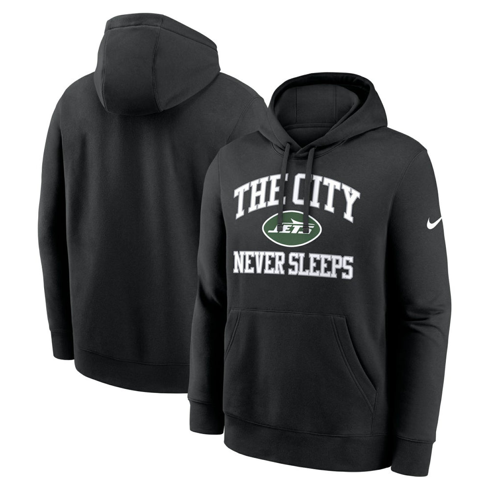 Nike New York Jets The City Never Sleeps Club Fleece Hoodie Black