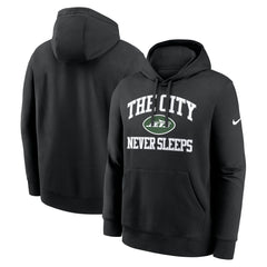 Nike New York Jets The City Never Sleeps Club Fleece Hoodie Black