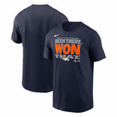 Nike Denver Broncos 2025 AFC West Division Champions Locker Room Trophy Collection T-Shirt Navy