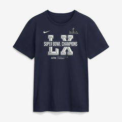 Nike Seattle Seahawks Super Bowl LX Champions Sacrifice T-Shirt College Navy