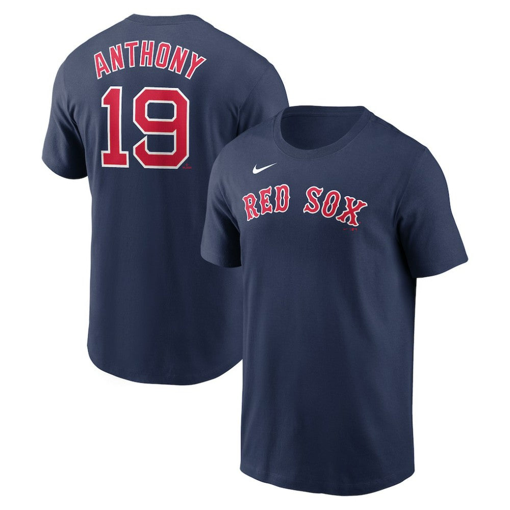 Roman Anthony Boston Red Sox Nike Fuse Name & Number T-Shirt - Navy - Nike Online