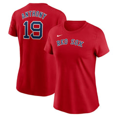Roman Anthony Boston Red Sox Nike Women's Cooperstown Collection Fuse Name & Number T-Shirt - Red - Nike on Sale