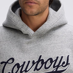 Fanatics Dallas Cowboys IconicFleece Tipped Hoodie Heather Gray