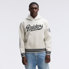 Fanatics Las Vegas Raiders IconicFleece Tipped Hoodie Oatmeal