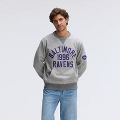 Fanatics Baltimore Ravens IconicFleece Pocket Sweatshirt Heather Gray