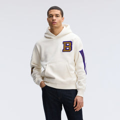 Fanatics Baltimore Ravens IconicFleece Letterman Hoodie Oatmeal