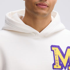 Fanatics Minnesota Vikings IconicFleece Letterman Hoodie Oatmeal